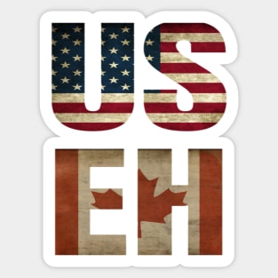 USA Canada Allies Sticker